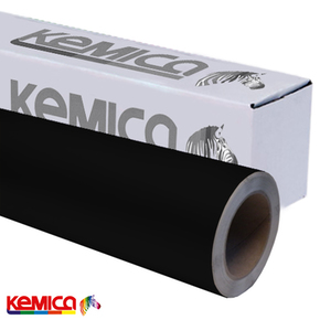 Samolepicí fólie matná Kemica 3101 Černá, šíře role 122cm | REGAHK.CZ
