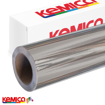 Metalická fólie Kemica 600 Stříbrná metalická 23mic, šíře role 100cm | REGAHK.CZ