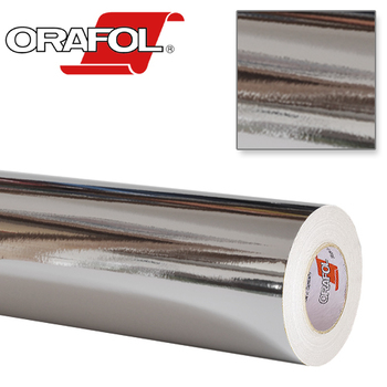 Metalická fólie ORACAL 352 001 Stříbrná lesk 23mic, šíře role 50cm | REGAHK.CZ