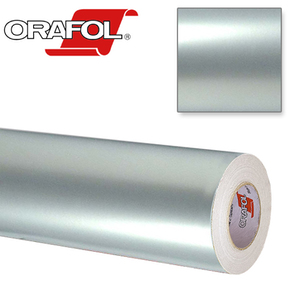 Metalické fólie ORACAL 352 002 Mat chrom, 23mic, šíře role 100cm | REGAHK.CZ