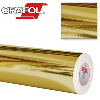 Metalická fólie ORACAL 352 911 Zlatá lesk oboustranná 23mic, šíře role 100cm | REGAHK.CZ