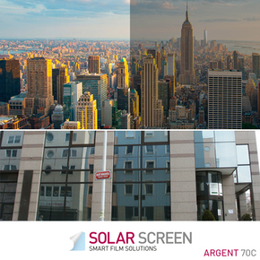 Okenní zrcadlová fólie Solar Screen Argent 70 C, šíře role 122cm | REGAHK.CZ