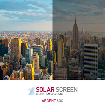 Okenní zrcadlová fólie Solar Screen Argent 80 C, šíře role 122cm | REGAHK.CZ