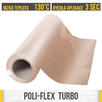 Nažehlovací fólie POLI-FLEX Turbo 4922 Zlatorůžová, šíře role 50cm | REGAHK.CZ