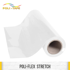 Nažehlovací vysoce pružná fólie POLI-FLEX Stretch 401S Bílá, šíře role 50cm | REGAHK.CZ