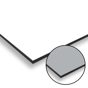Kompozitní deska ACP-BOND bílá / stříbrná 2440x1220x3mm (0,15mm) | REGAHK.CZ