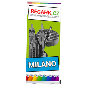 Reklamní stojan Roll Up Milano 100x200cm bez potisku | REGAHK.CZ
