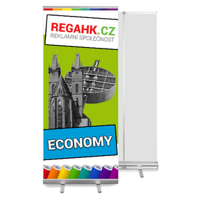 Reklamní stojan Roll Up Economy 85x200cm bez potisku | REGAHK.CZ