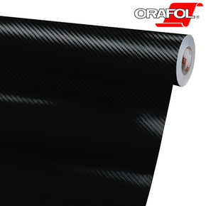 Karbonová samolepící fólie Oracal 970RA 070 Černý karbon, šíře role 152cm | REGAHK.CZ