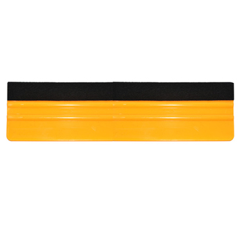 Plastová stěrka žlutá filcem 70x300mm | REGAHK.CZ