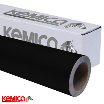 Samolepící fólie lesklá Kemica 3001 Černá, šíře role 61cm | REGAHK.CZ
