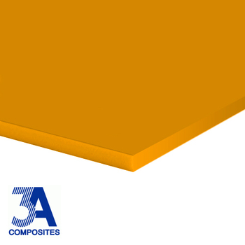 PVC deska tmavě žlutá ForeX Color 3050x2050x3mm | REGAHK.CZ