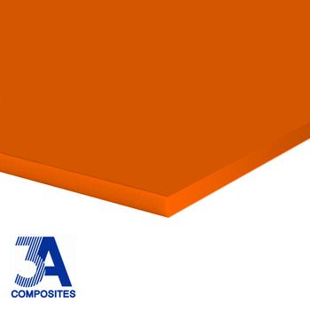 PVC deska oranžová ForeX Color 3050x2050x3mm | REGAHK.CZ
